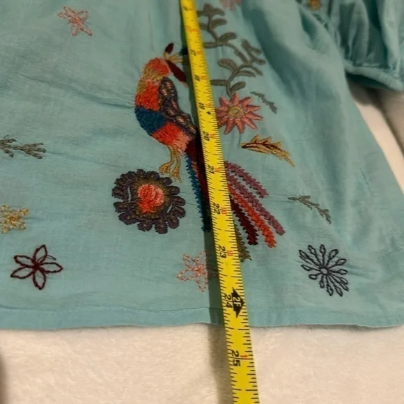 Johnny Was heavily embroidered “Lucy” artesian blouse NWT - Picture 13 of 16